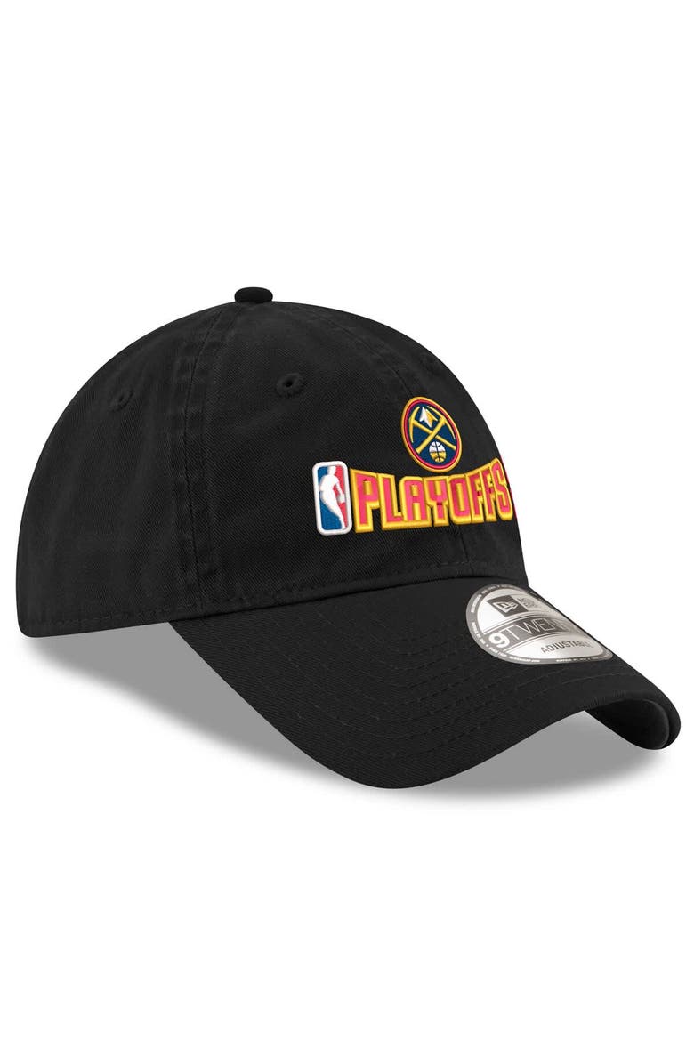 New Era Men's New Era  Black Denver Nuggets 2025 NBA Playoffs 9TWENTY Adjustable Hat, Alternate, color, 