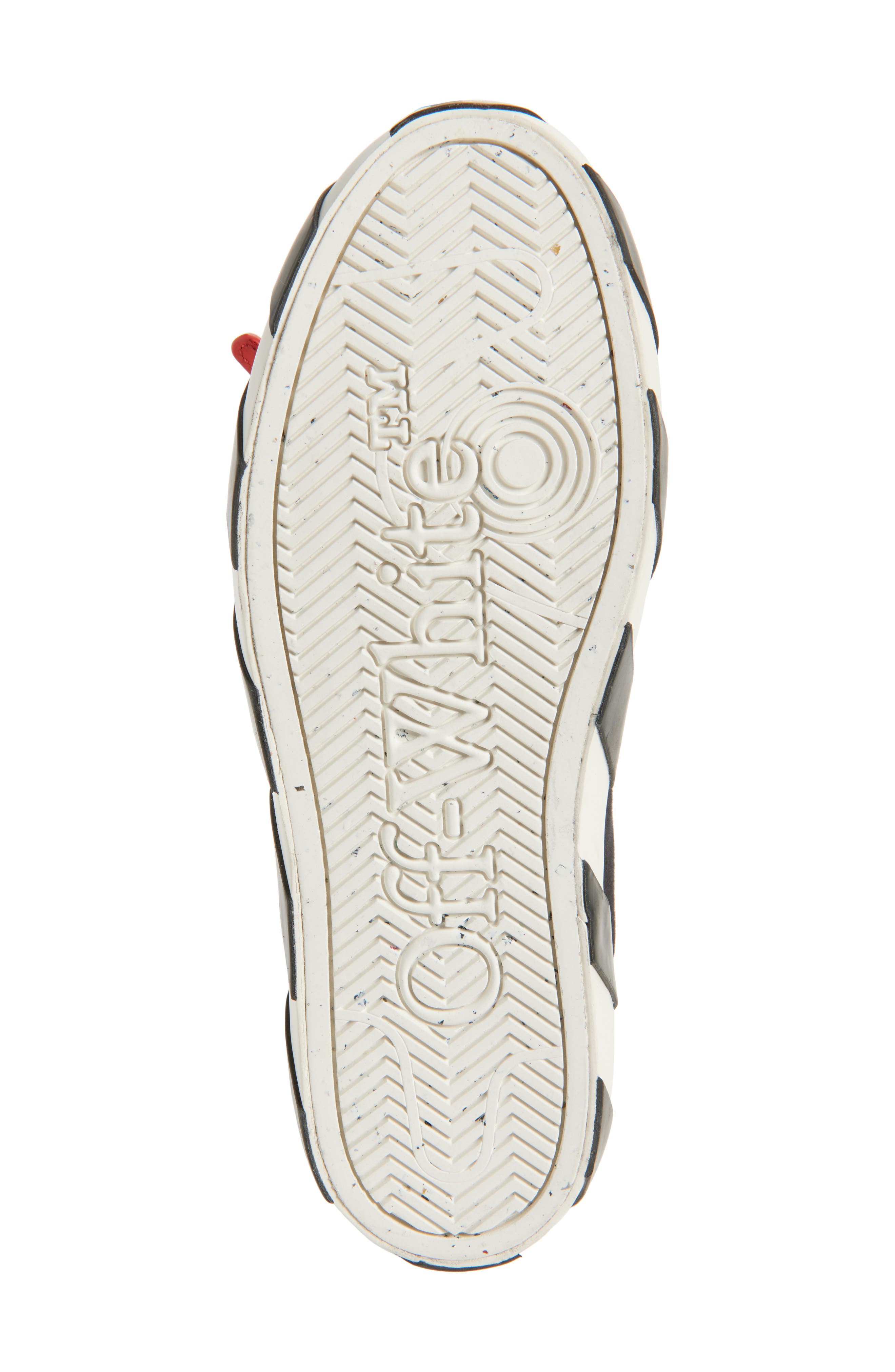 Off-White Mid Top Vulcanized Sneaker, Alternate, color, White And Canvas Black