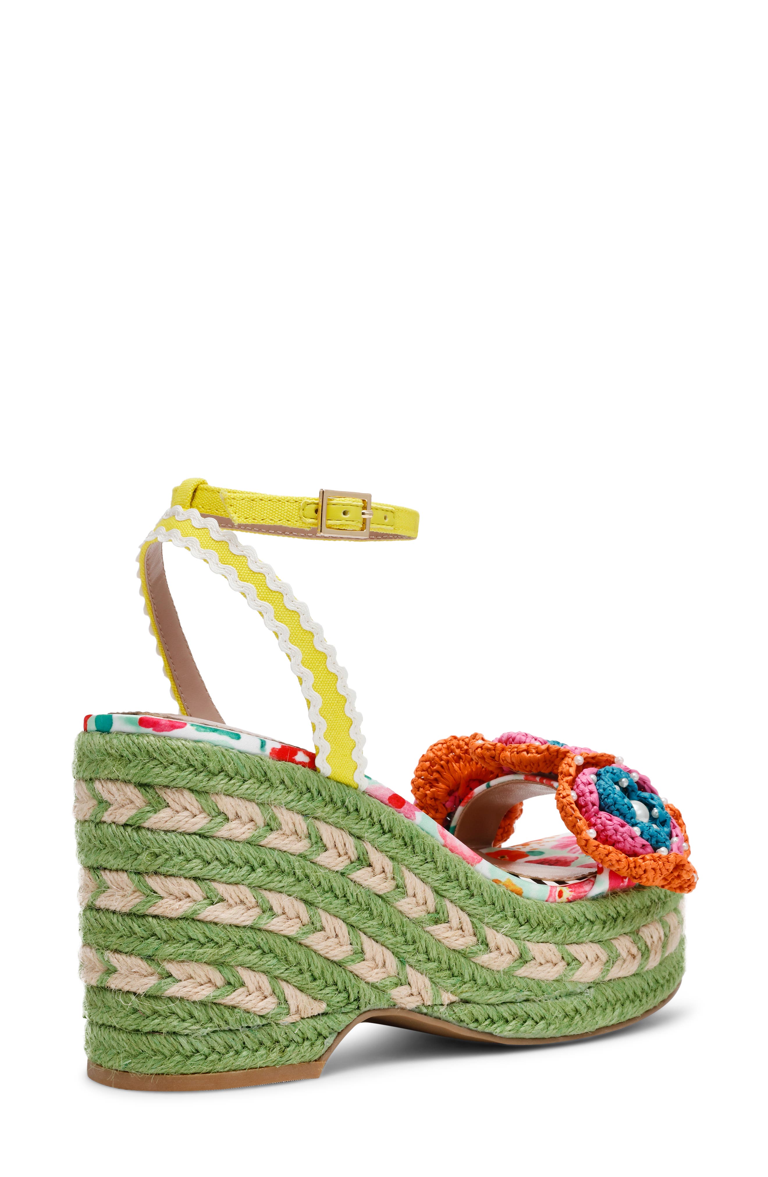 Betsey Johnson Marabela Platform Wedge Sandal, Alternate, color, 