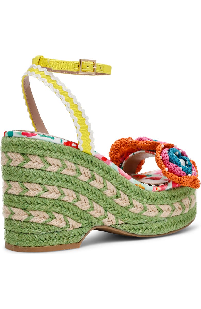 Betsey Johnson Marabela Platform Wedge Sandal, Alternate, color,