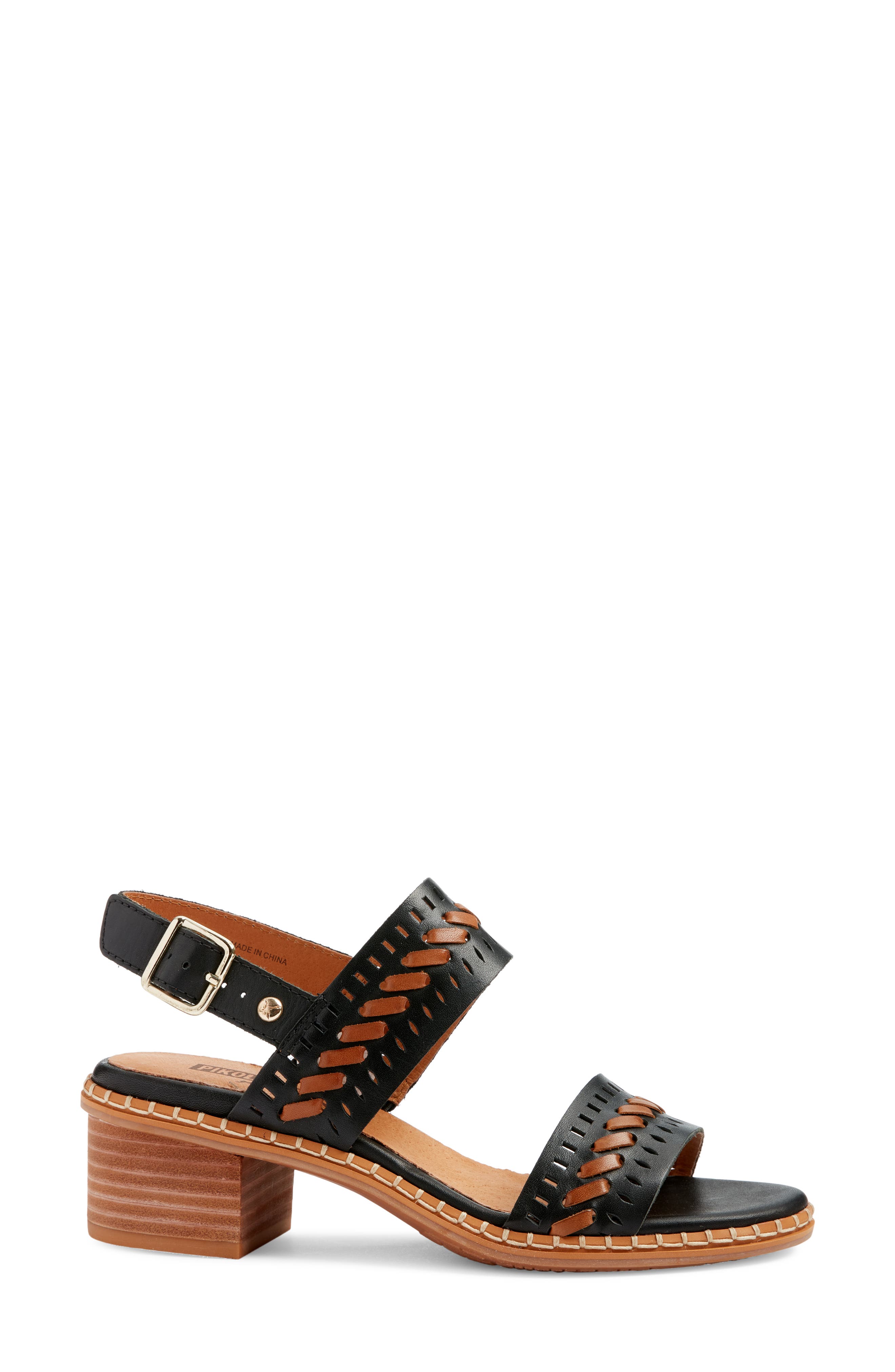 PIKOLINOS Blanes Slingback Sandal, Alternate, color, Black