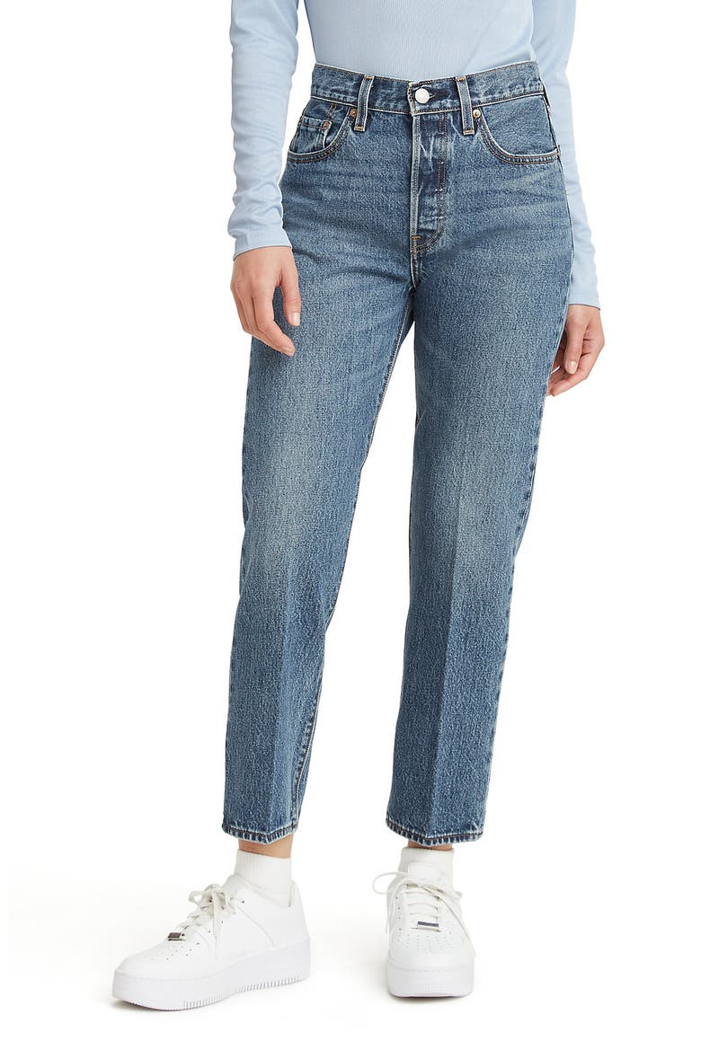 Levi's® 501® Crop Jeans, Main, color, SQUARE ONE