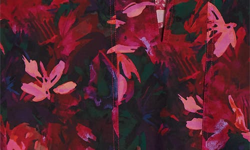 Ulla Johnson Suri Floral Cotton Top In Hibiscus