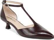 LifeStride Maruin Ankle Strap Pointed Toe Kitten Heel Pump