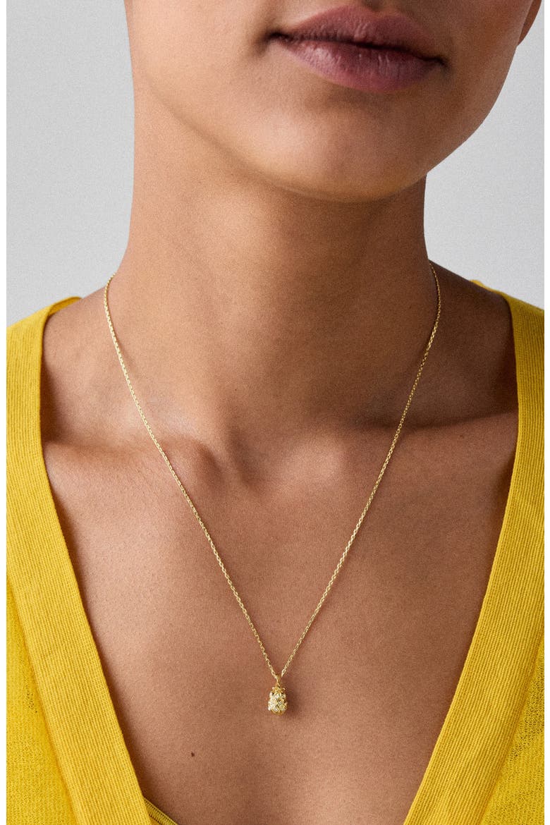 stay sweet pendant necklace, Alternate, color, CLEAR/ GOLD