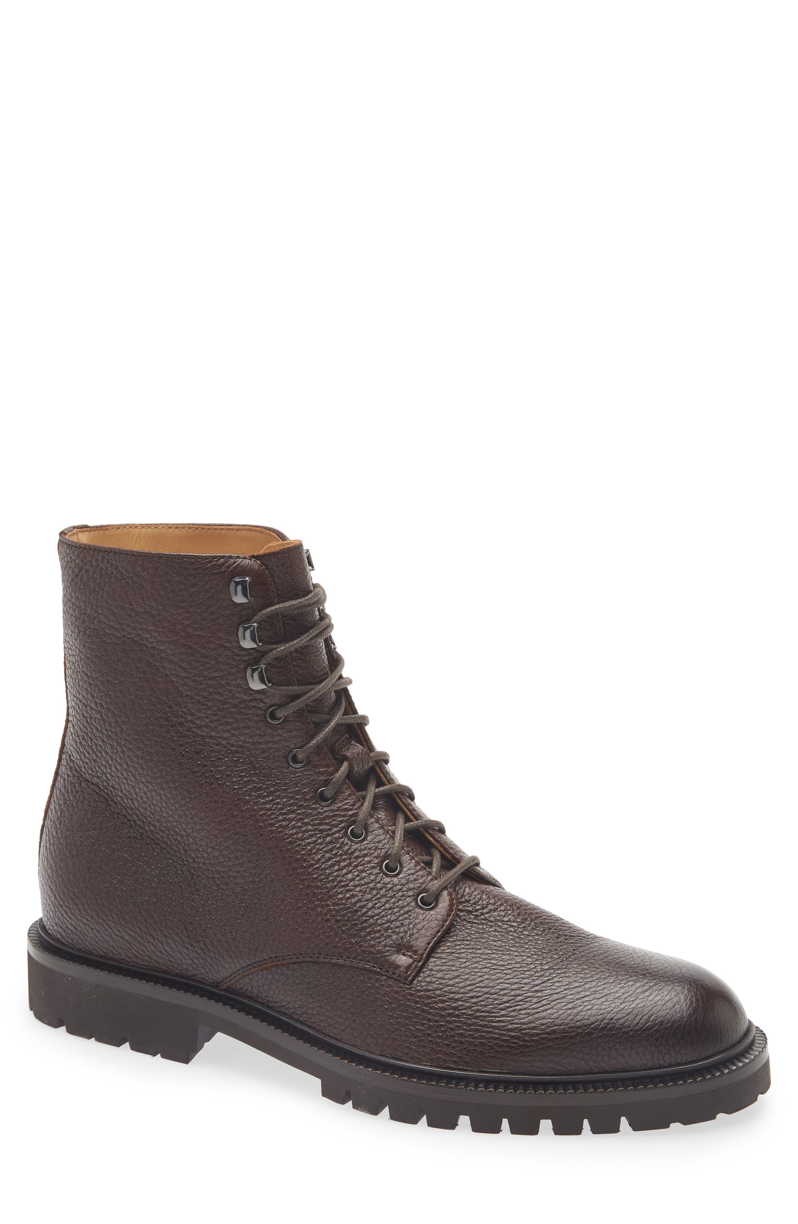 Lace-Up Boot, Main, color, C9843 DARK BROWN