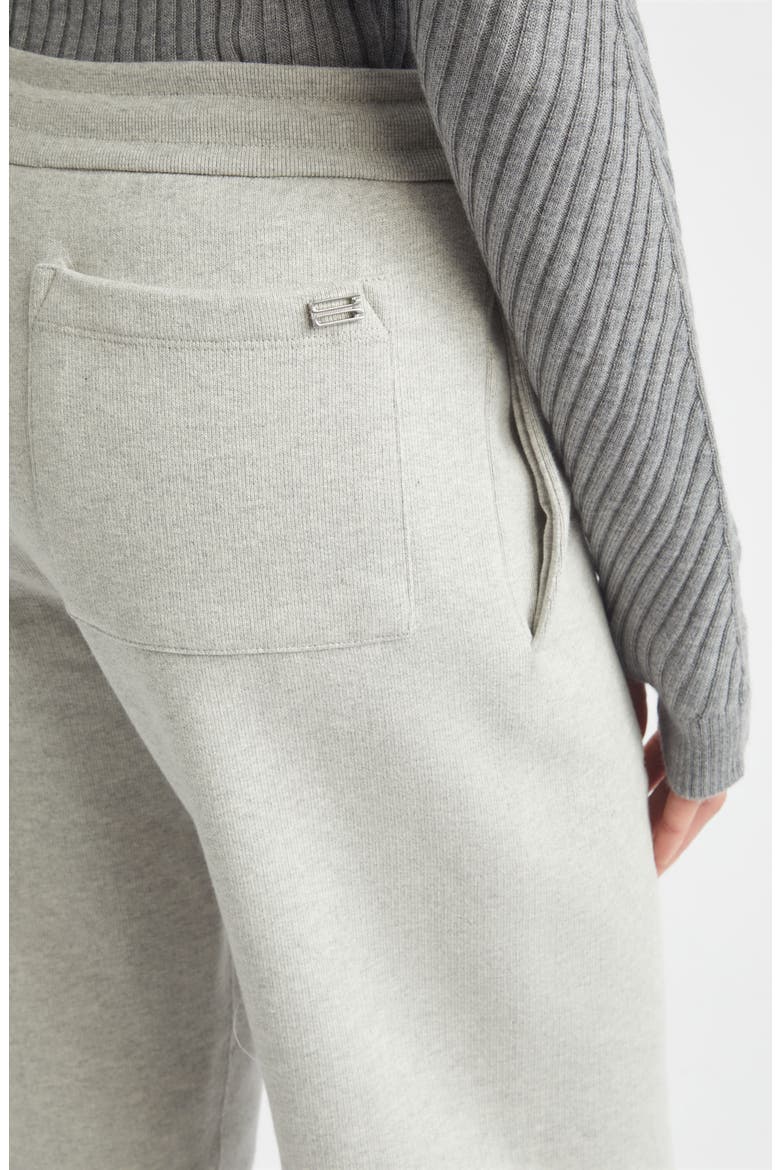 Logo Embroidered Organic Cotton Joggers, Alternate, color, GREY MARL