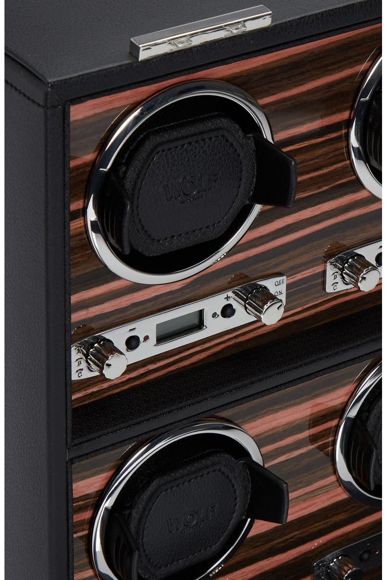 Roadster 8 Piece Winder, Alternate, color, BLACK