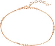 Spero London Six Beads Sterling Silver Bracelet