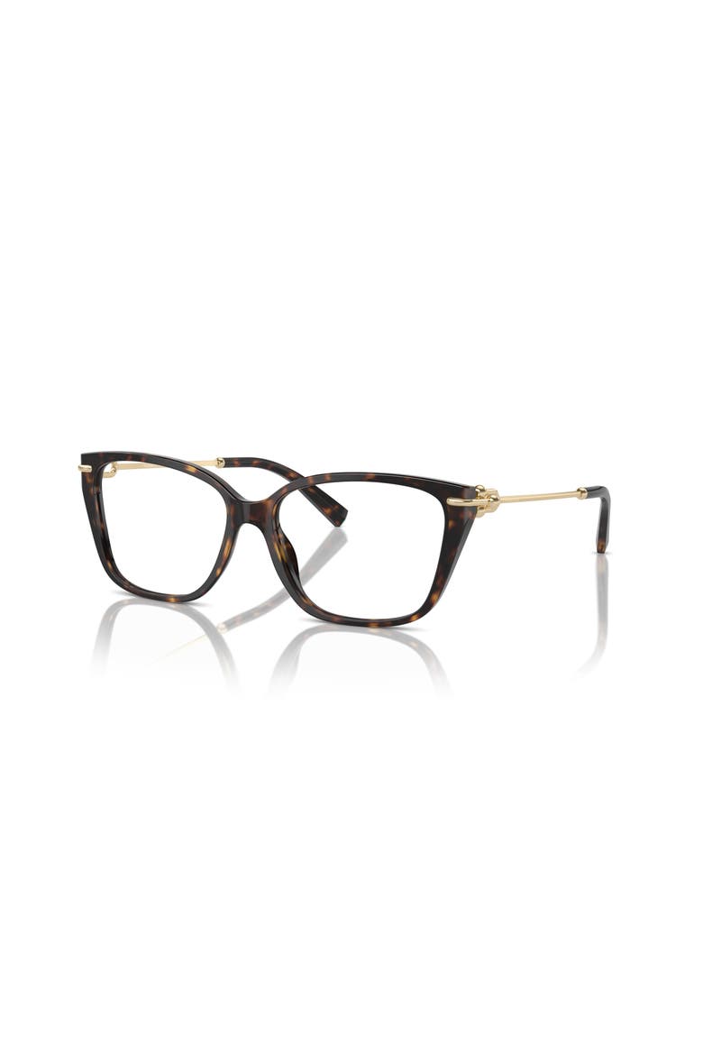 53mm Rectangle optical glasses, Main, color, Tortoise