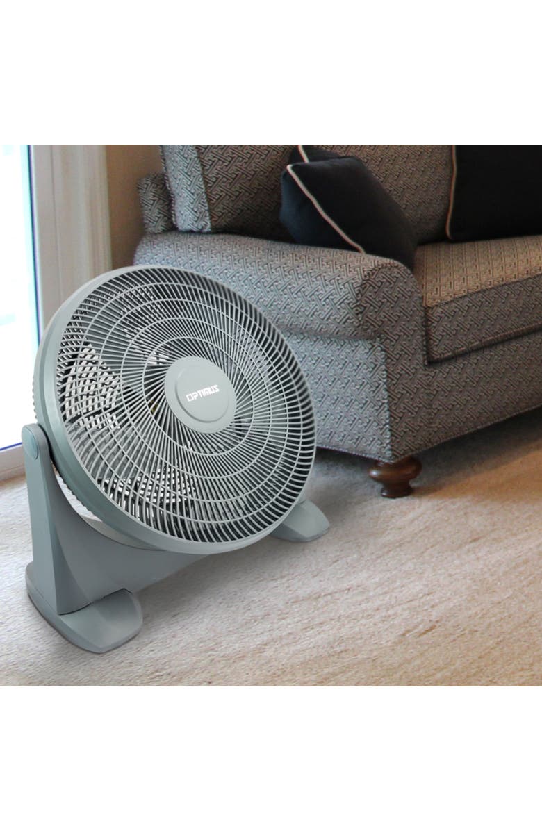 Optimus 20 in. Turbo High Performance Air Circulator, Alternate, color, Grey