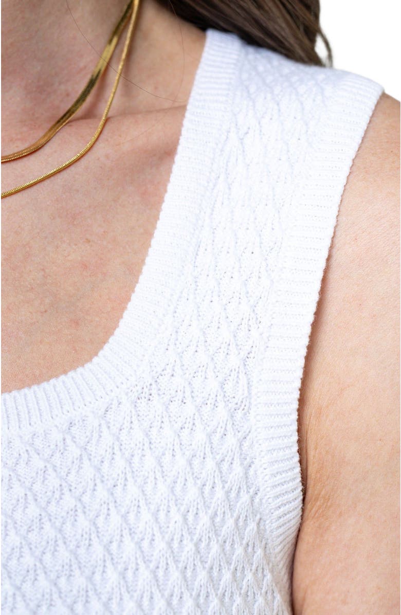 Hope
Henry Women
s Organic Scoop Neck Sweater Tank, Alternate, color, White Diamond