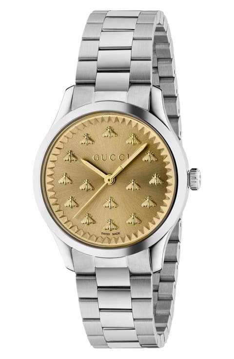 G-Timeless Bee Bracelet Watch, 32mm