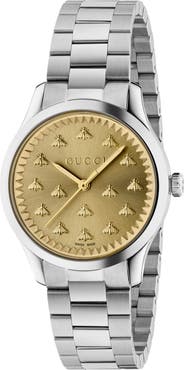 Gucci G-Timeless Bee Bracelet Watch, 32mm