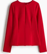 H&M Jersey Peplum Top