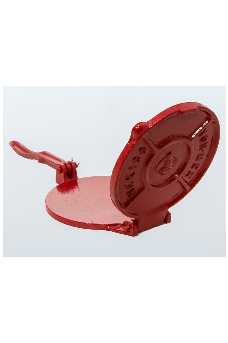 Red Cast Iron Tortilla Kit, Alternate, color, RED