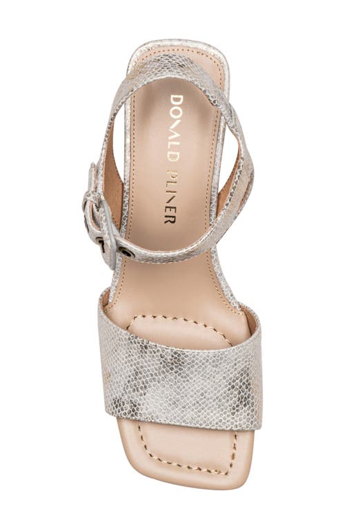 Donald Pliner City Block Heel Sandal In Multi