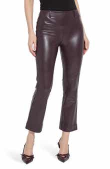 Percy Faux Leather Ankle Pants