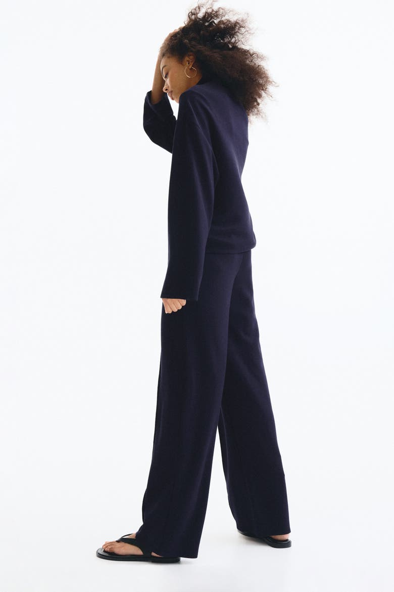 2-piece Top And Pants Set, Alternate, color, Navy blue