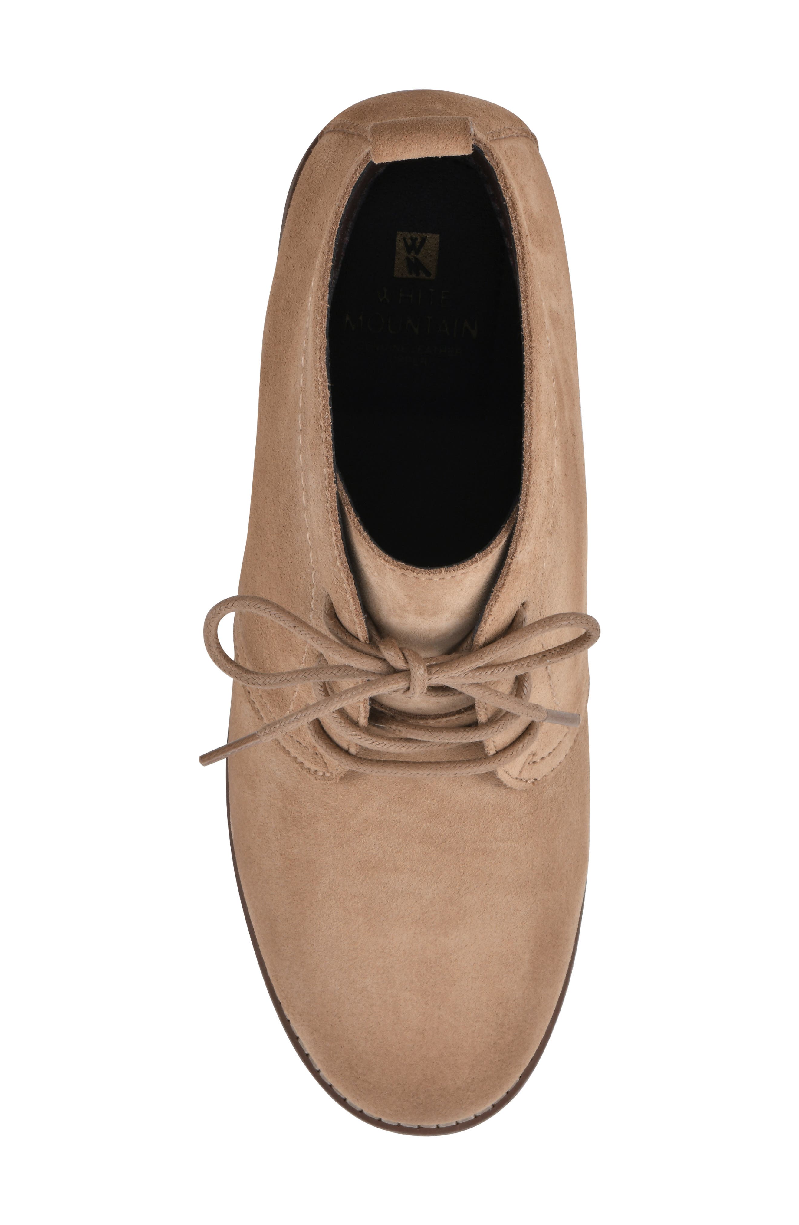 Auburn Suede Bootie, Alternate, color, NATURAL/ EL/ SUEDE