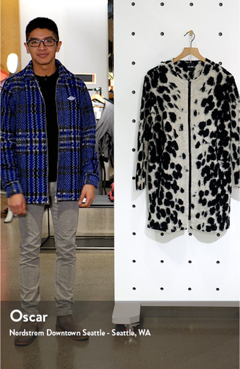 Spotted Leopard Print Jacket, sales video thumbnail