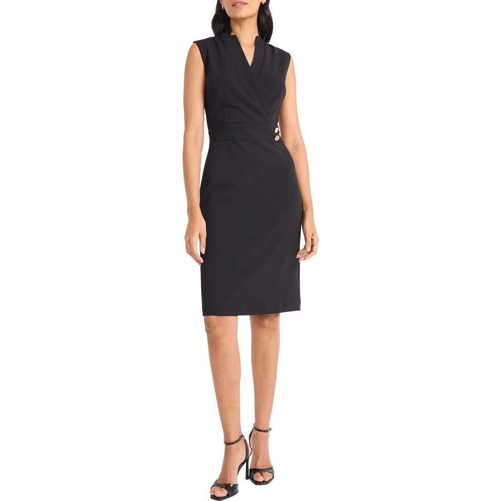 Maggy London Blazer Sheath Dress In Black