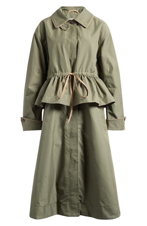 Myrtle Water Repellent Convertible Trench Coat