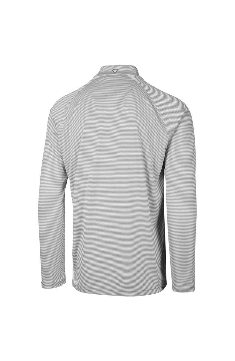 LEVELWEAR Men's Levelwear Gray San Diego Padres Orion Historic Logo Raglan Quarter-Zip Jacket, Alternate, color, Gray