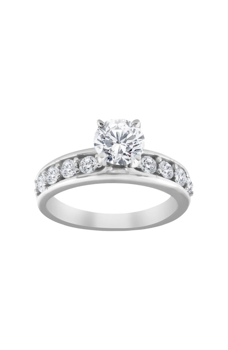 Bliss Diamond 2Ct Round Cut Diamond Engagement Solitaire Ring Gold Lab Grown, Main, color, 