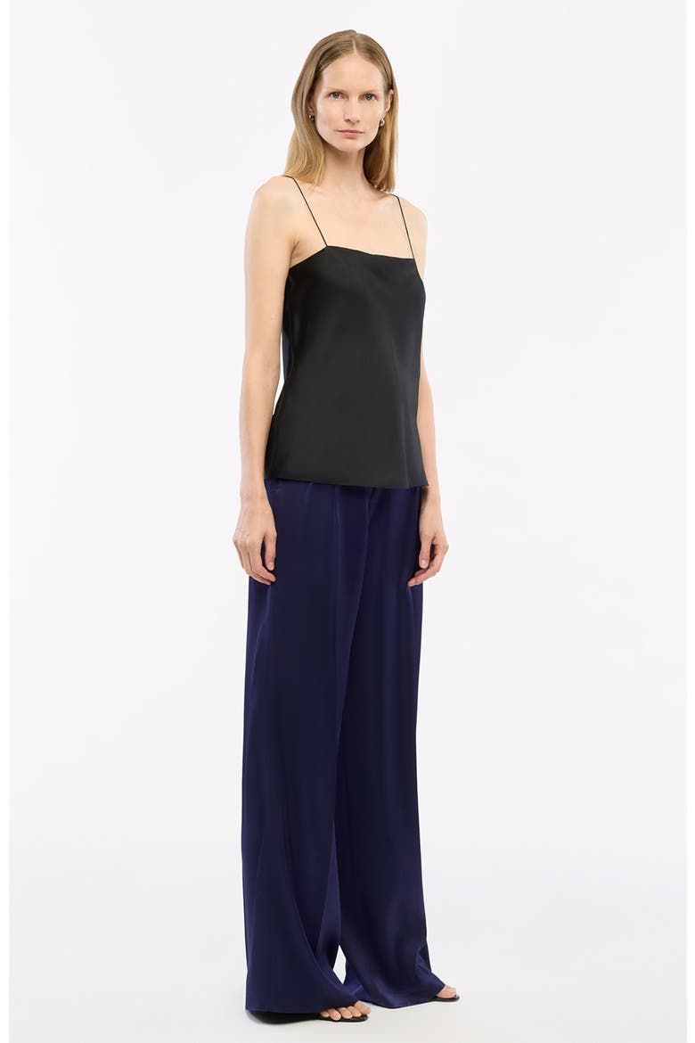 Silk Camisole, Alternate, color, BLACK