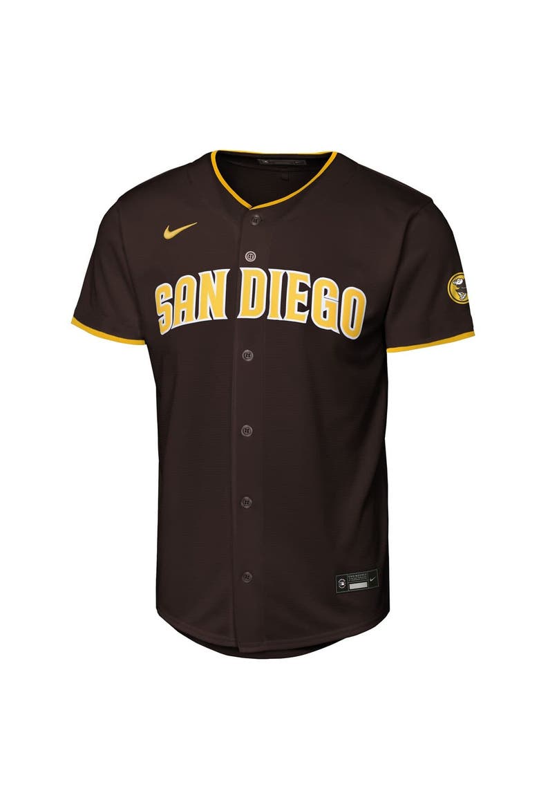 Youth Nike  Brown San Diego Padres Home Stadium Jersey, Alternate, color, Brown
