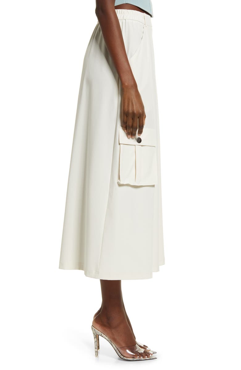 Open Edit Cargo Midi Skirt, Alternate, color,