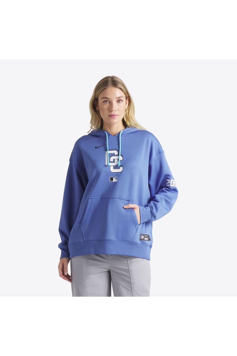 Women's Nike Blue Washington Nationals 2025 City Connect Authentic Collection Performance Pullover Hoodie, Main, color, Blue