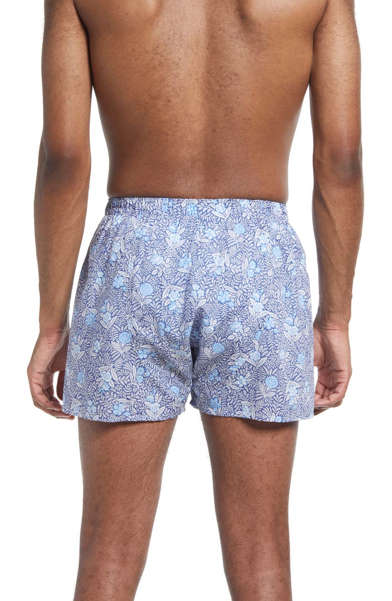 Sunspel Liberty Print Cotton Boxers, Alternate, color,