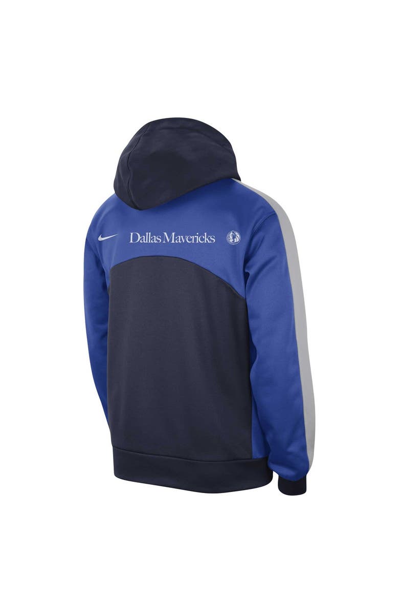 Nike Men's Nike Navy/Blue Dallas Mavericks Authentic Starting Five Force Performance Pullover Hoodie, Alternate, color, Navy