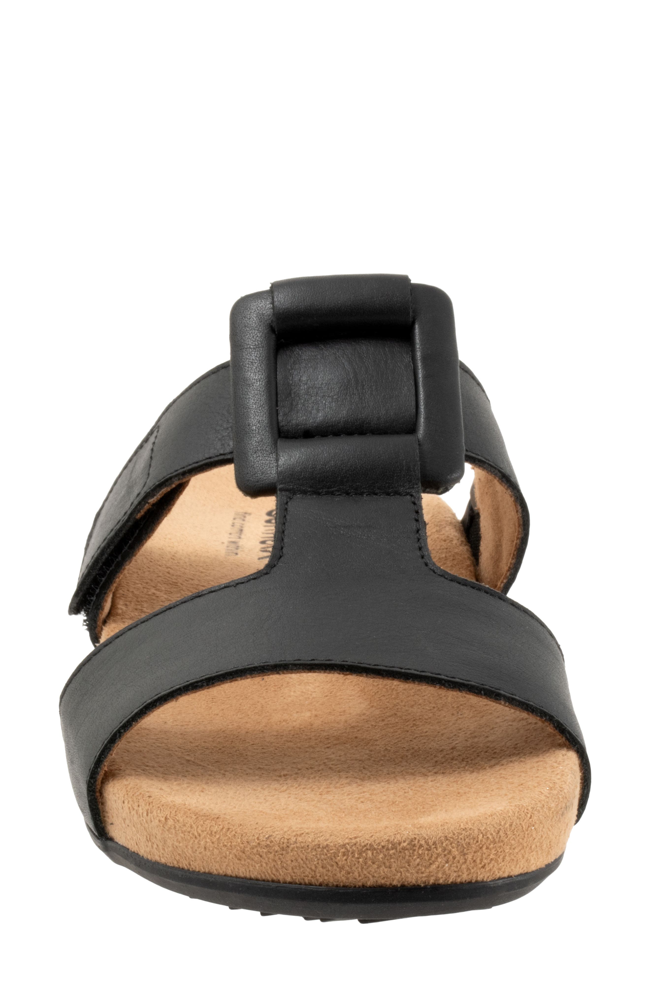 SoftWalk<sup>®</sup> Bexley Platform Slide Sandal, Alternate, color, Black