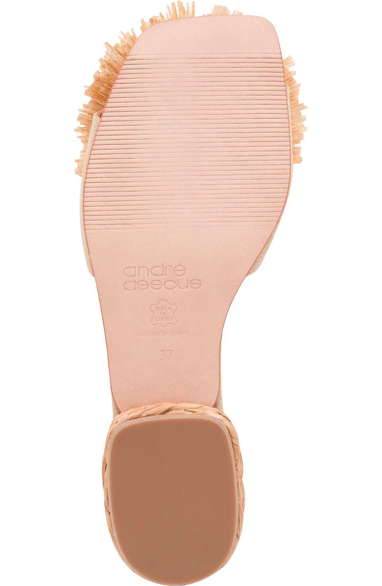 André Assous Rayni Slide Sandal, Alternate, color, Sand