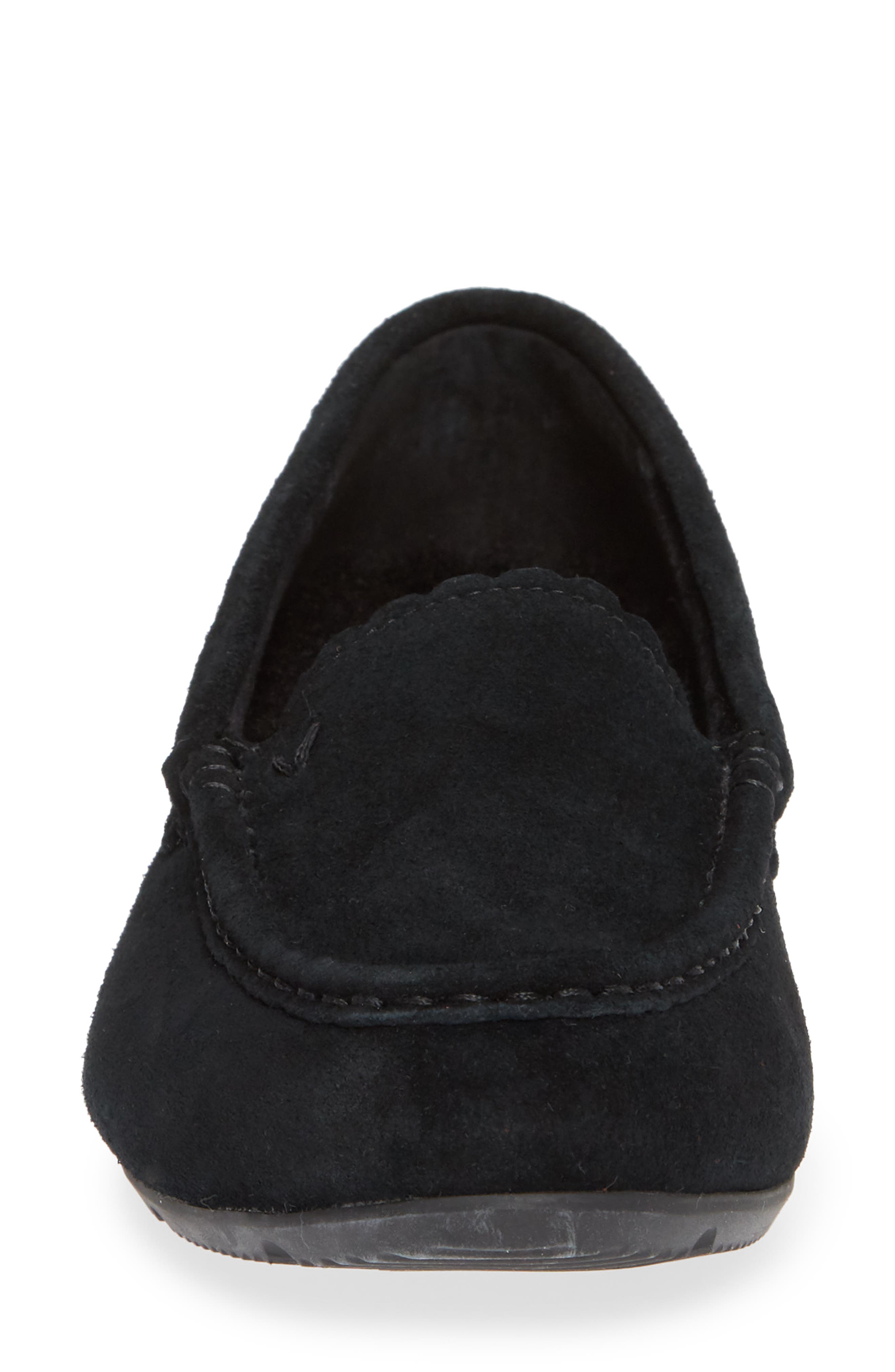 McKenzie Moccasin, Alternate, color, BLACK SUEDE