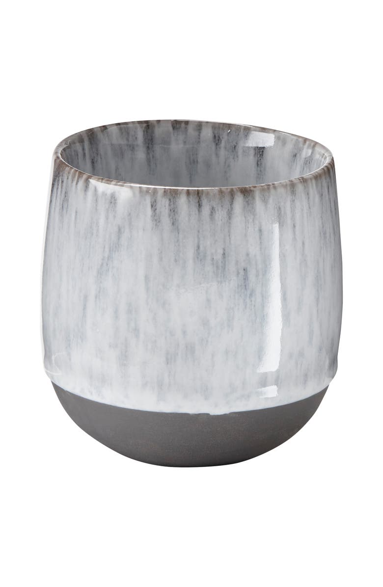 tag Hot Cold Stoneware Stmless Mug Ceramic Drinkware Christmas, Main, color, White