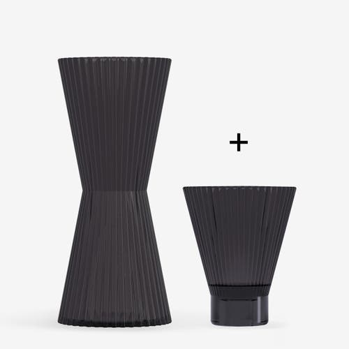 Ozaiz Decanter Drinkware Set In Gray
