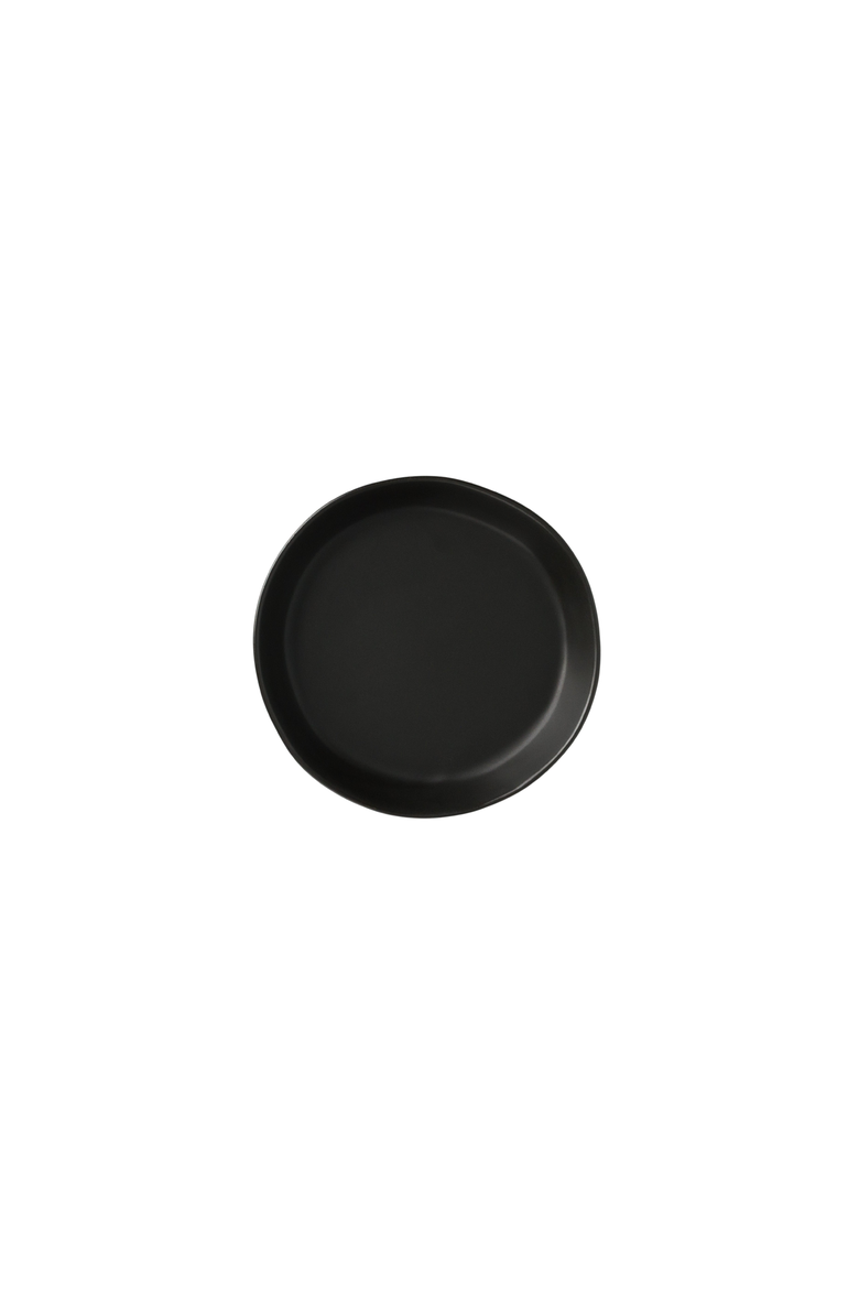 Skali Coupe Dinnerware Set, Alternate, color, Matte Black 5 Piece