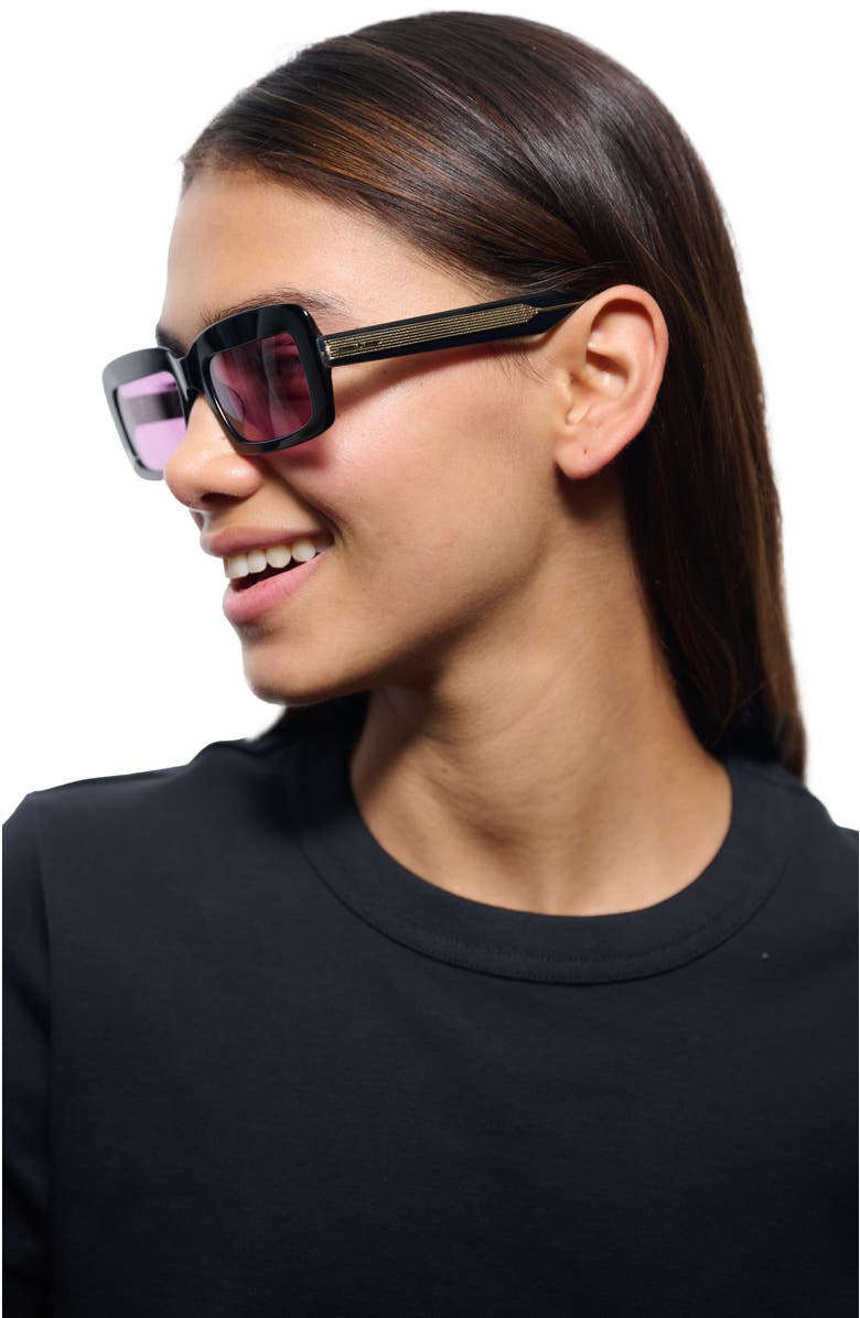 Italia Independent Alchimia Sunglasses, Alternate, color, Black