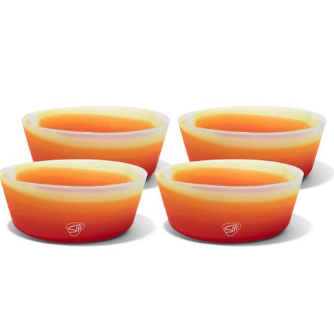 Silicone Squeezeabowl 18oz 4 Pk
