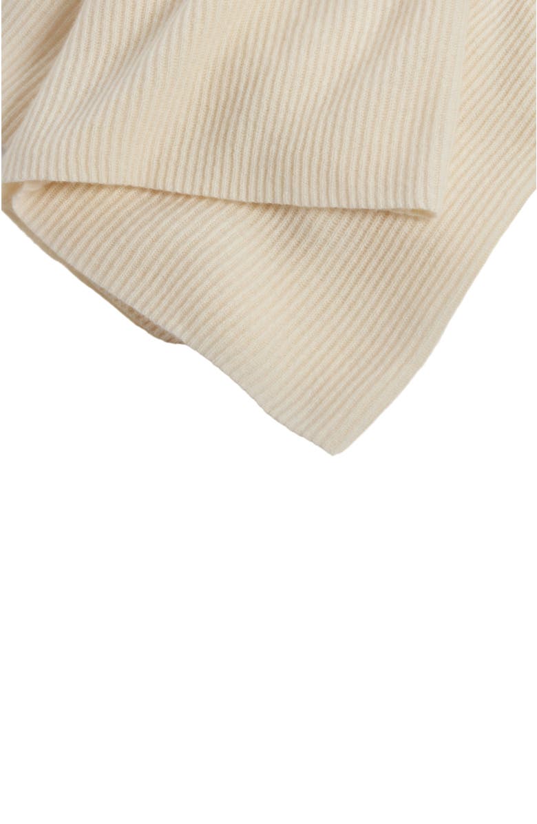 Italic Ribbed Cashmere Throw Blanket, Alternate, color,