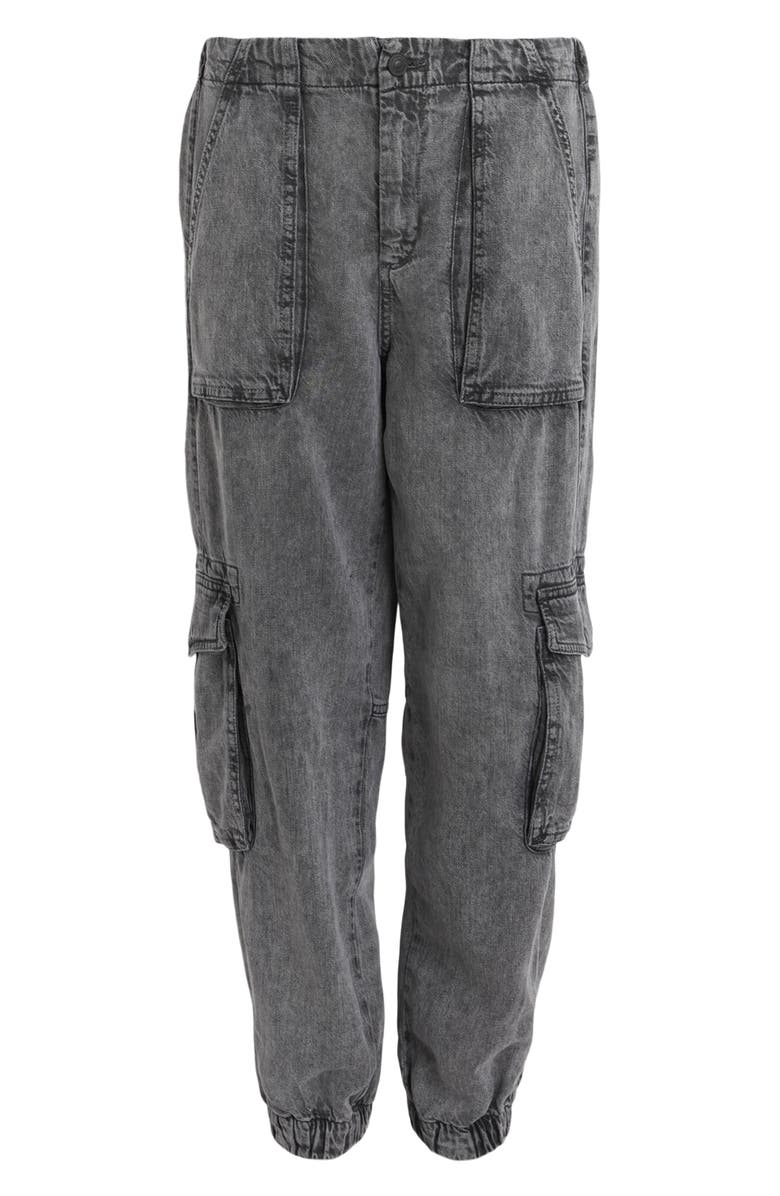 AllSaints Frieda High Waist Cargo Jeans, Alternate, color, 