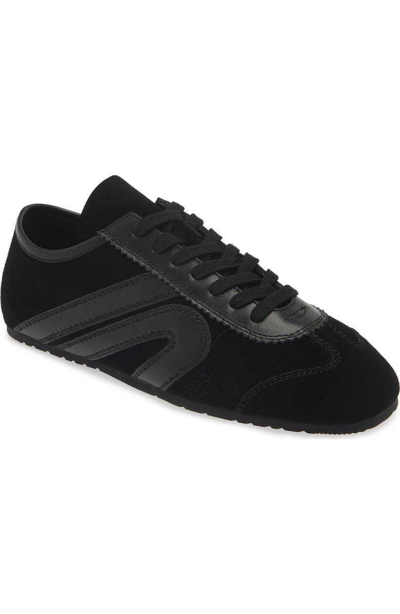 Jeffrey Campbell Aleta Sneaker, Main, color, Black Suede Combo