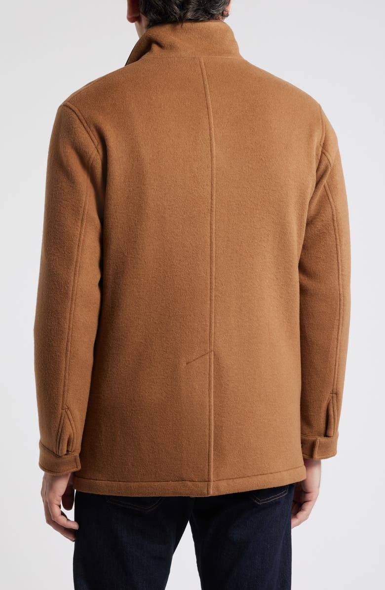 Peter Millar Crown Flex Wool Fleece City Coat, Alternate, color, 