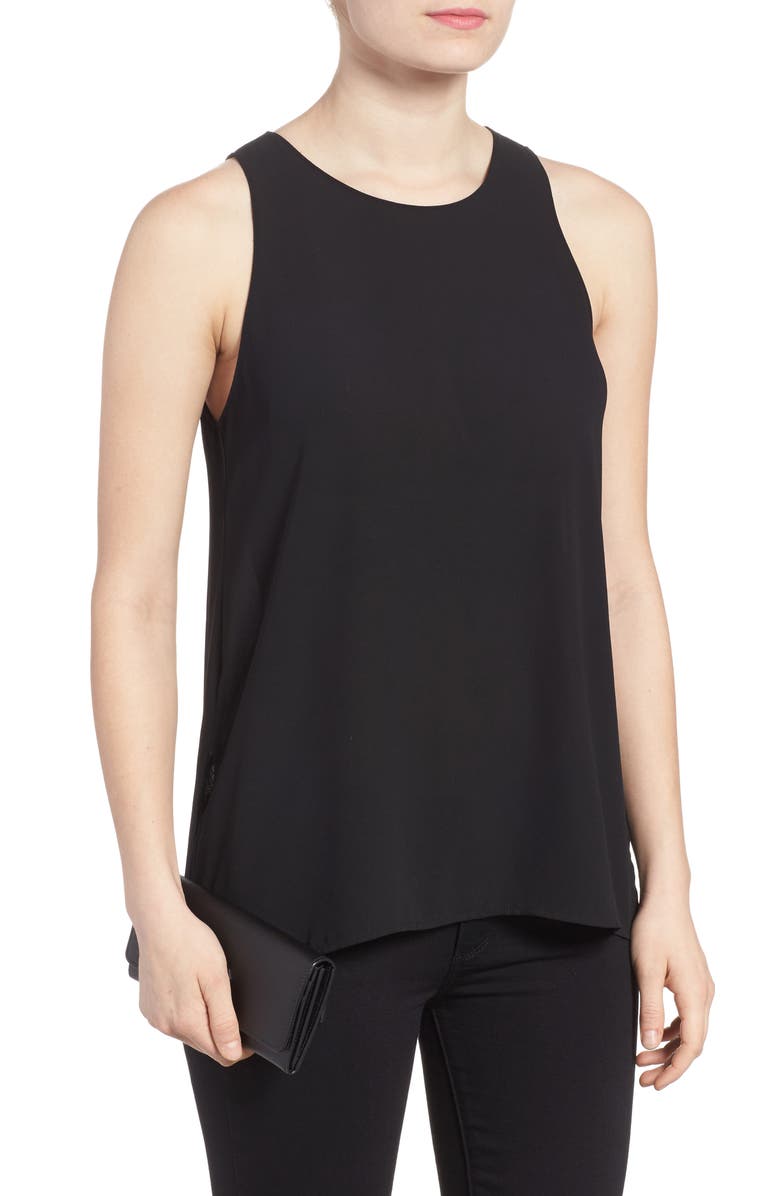 Prada Monochrome Saffiano Leather Wallet, Alternate, color, 