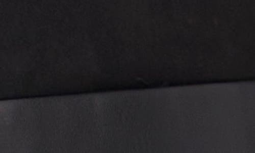 Vince Camuto Faux Suede & Faux Leather Jacket In Black
