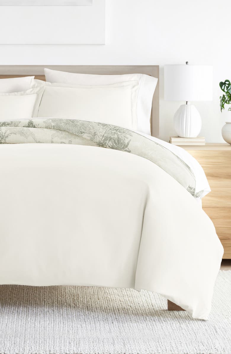 HOMESPUN Pattern Duvet Cover & Sham Set, Alternate, color, Eucalyptus